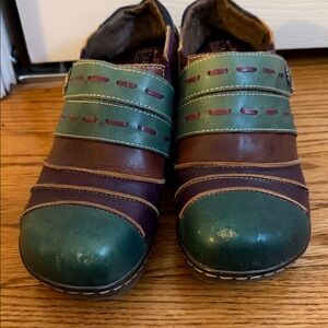 Colorful Leather Mules